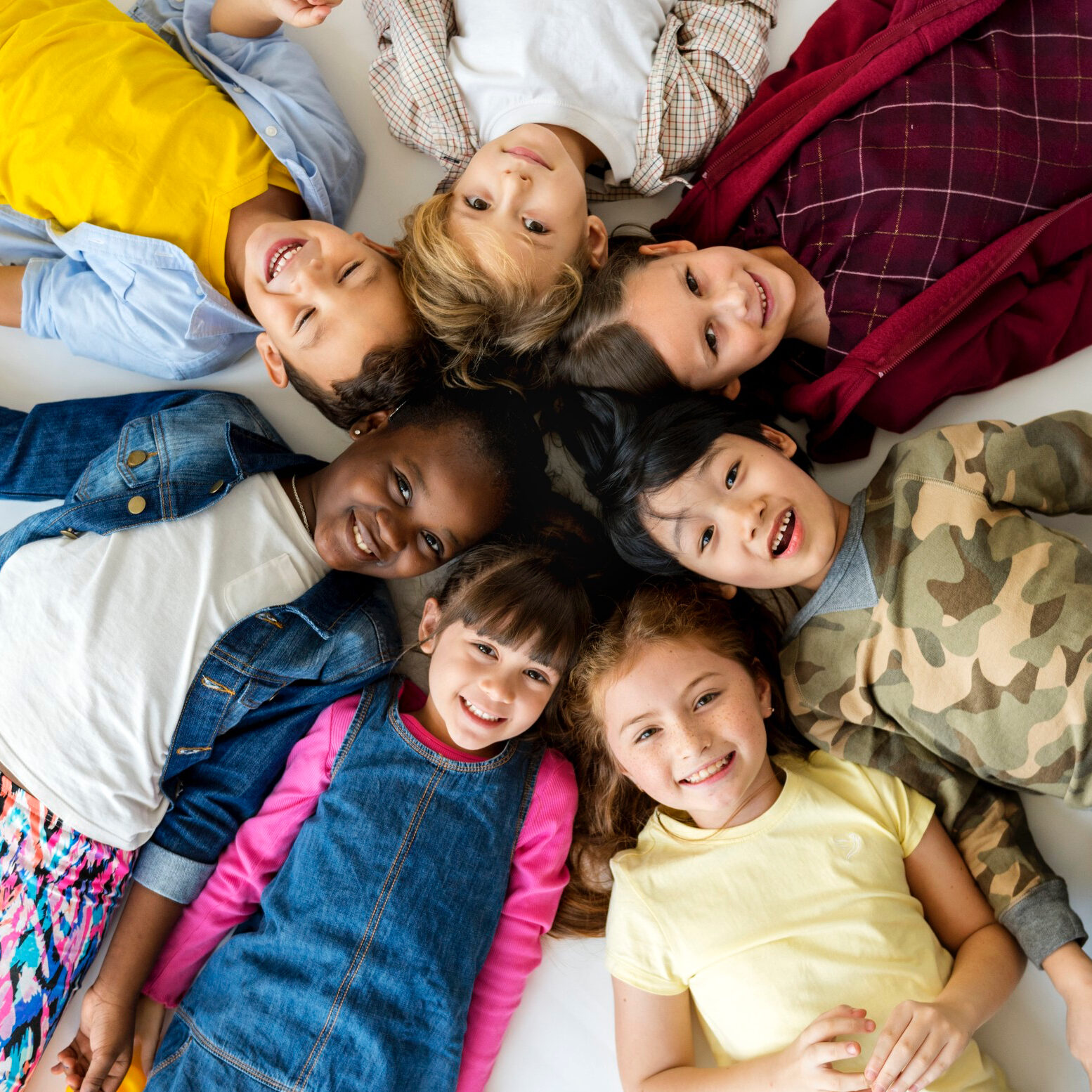 Children Forming a Circle